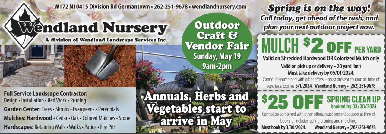 Coupons &amp; Sales | Wendland Nursery